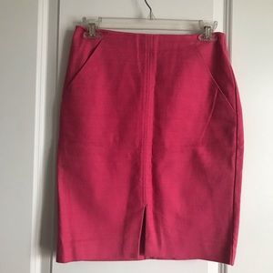 Pink work skirt